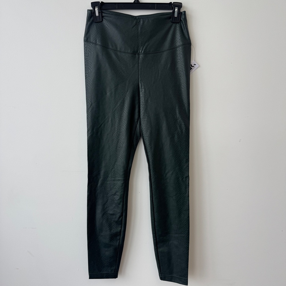 White House black market | runway legging in army green snakeskin print | 6